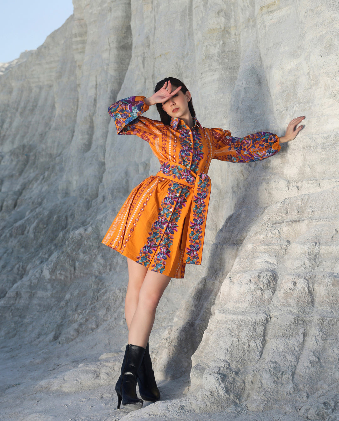 Rust Revenala Mini dress