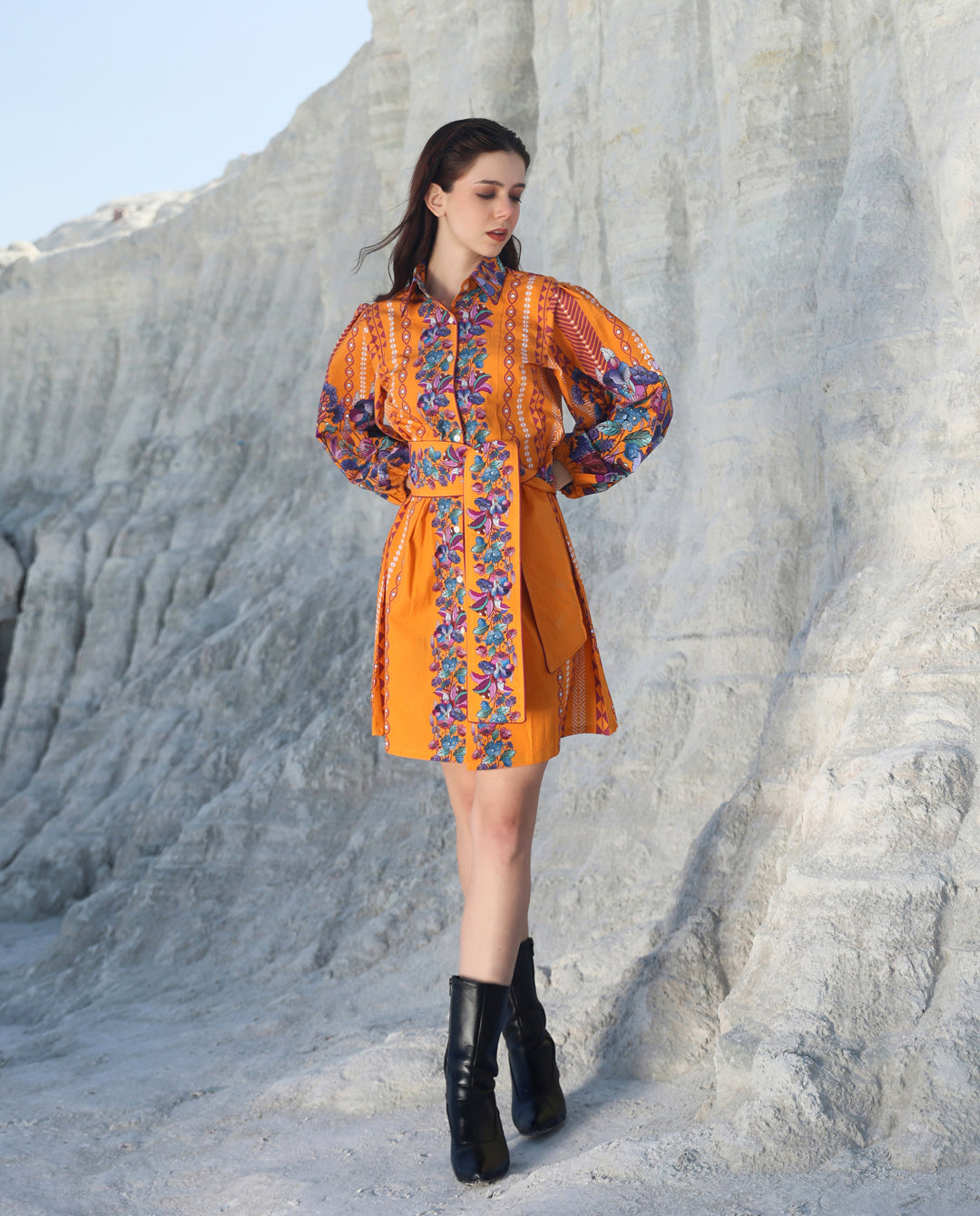 Rust Revenala Mini dress