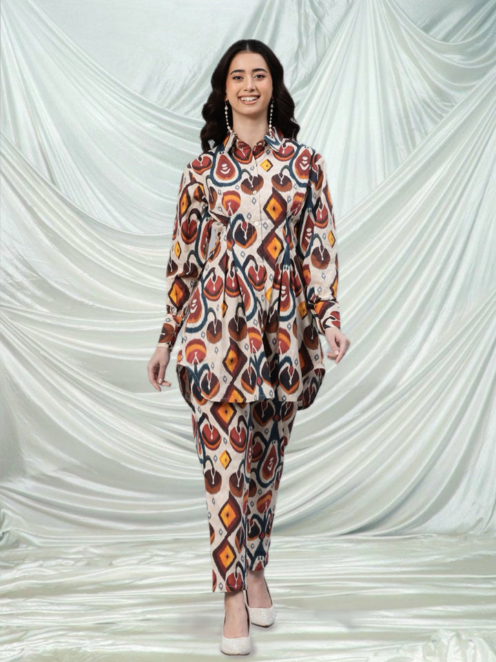 Ikkat Printed Coordset