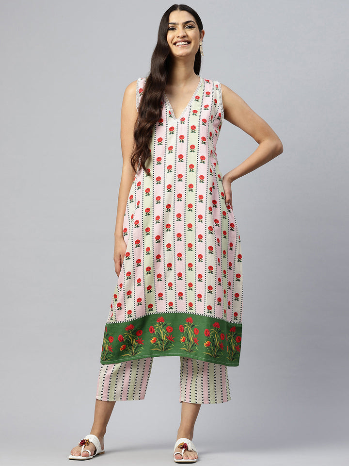 Parcha Kurta Set