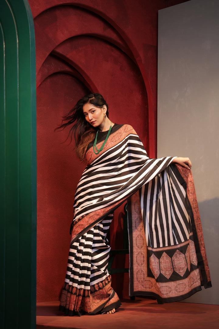 Zebra saree