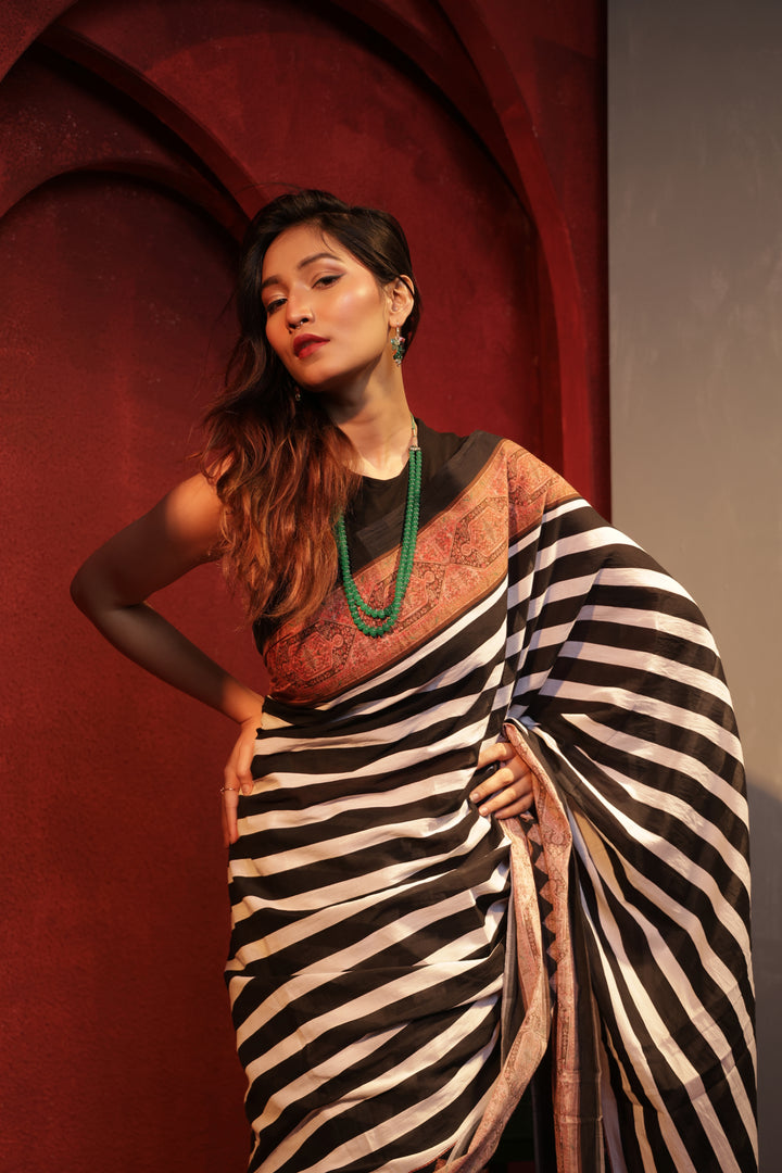 Zebra saree