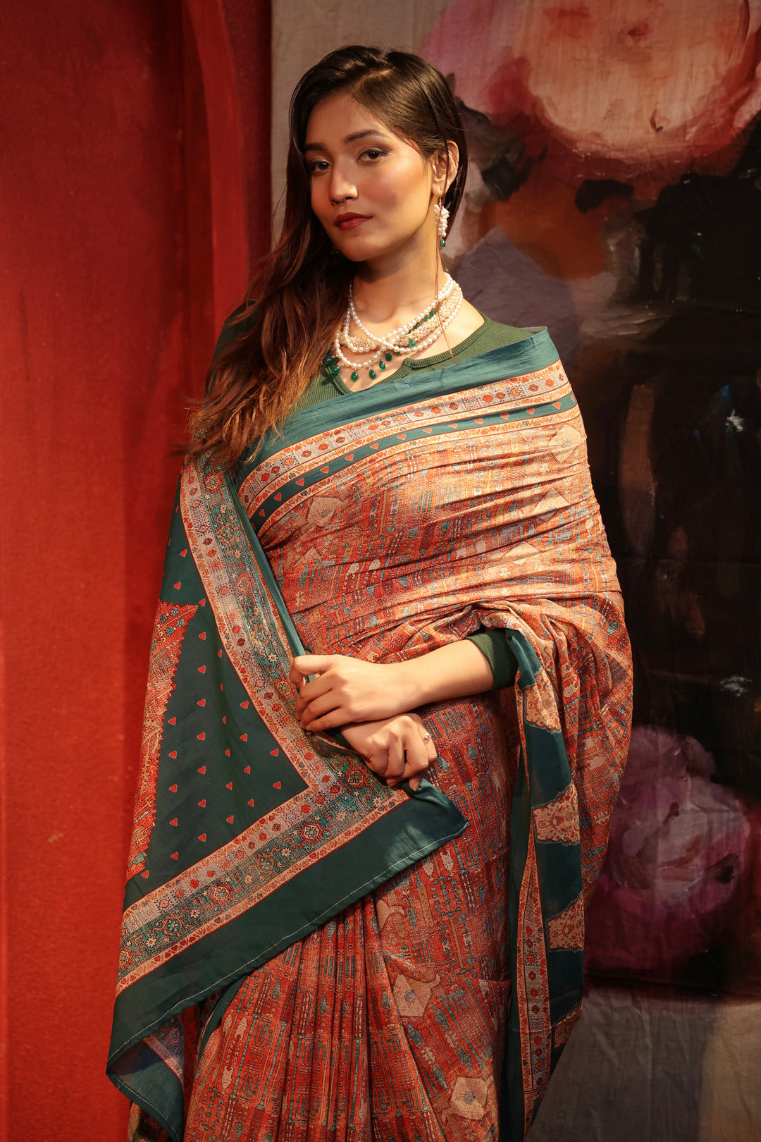 Pukhraj saree