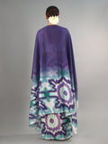 Buta Buti Purple Colour Tie and Dye Printed Pure Cotton Saree With Unstitched Blouse And LaceButa Buti Purple Colour Tie and Dye Printed Pure Cotton Saree With Unstitched Blouse And Lace