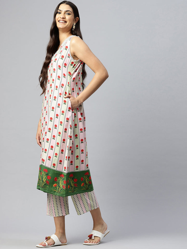 Parcha Kurta Set