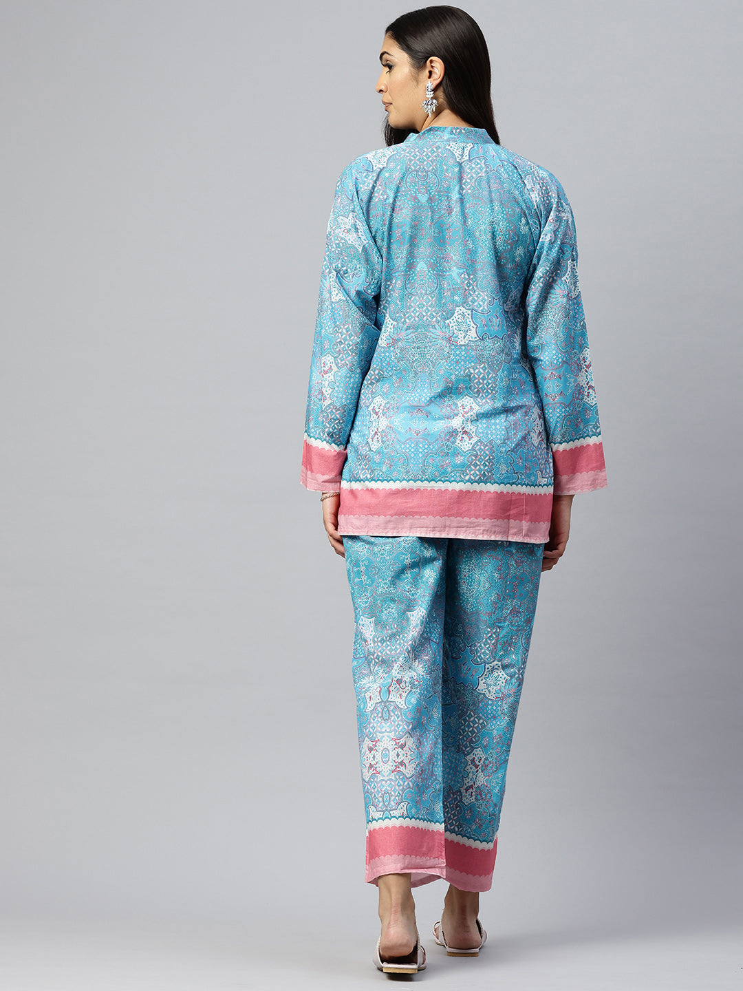 Jalajh Ajarak Kurta Set