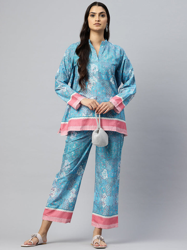 Jalajh Ajarak Kurta Set