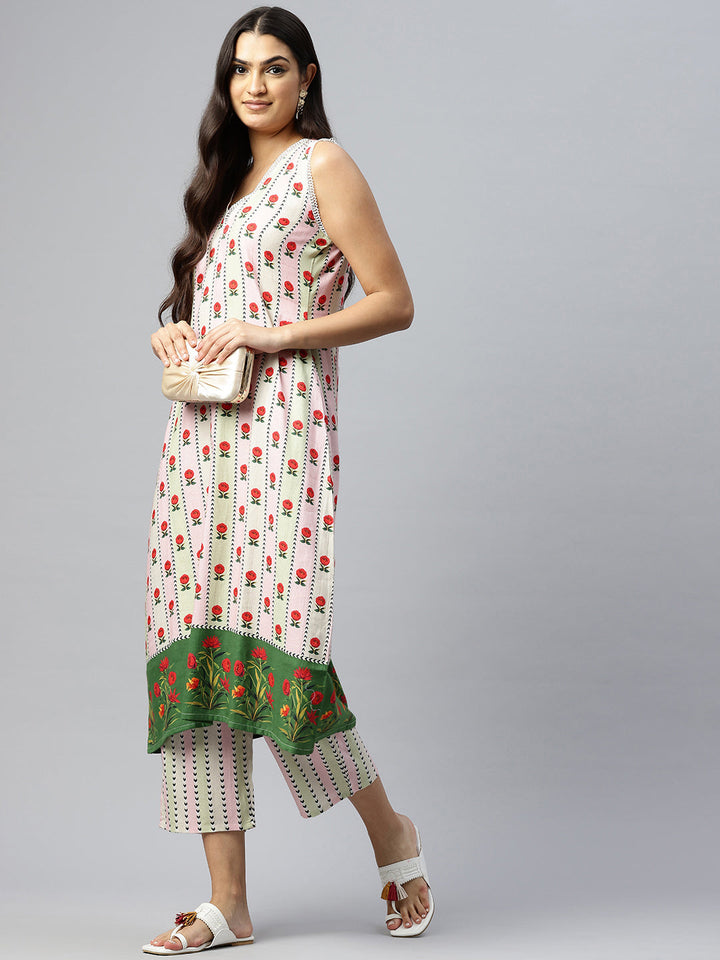 Parcha Kurta Set