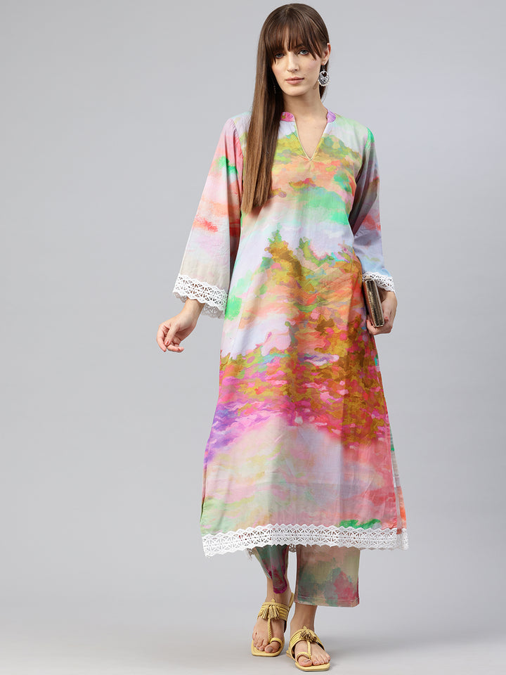 Kashia Printed Kurta Set