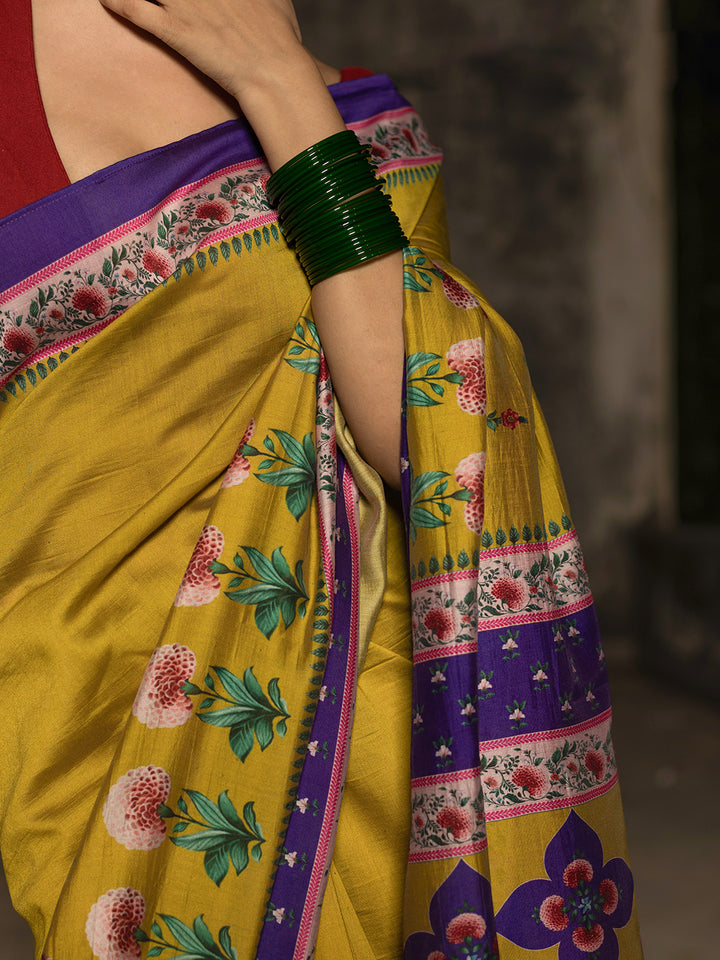 Phool maniyar saree