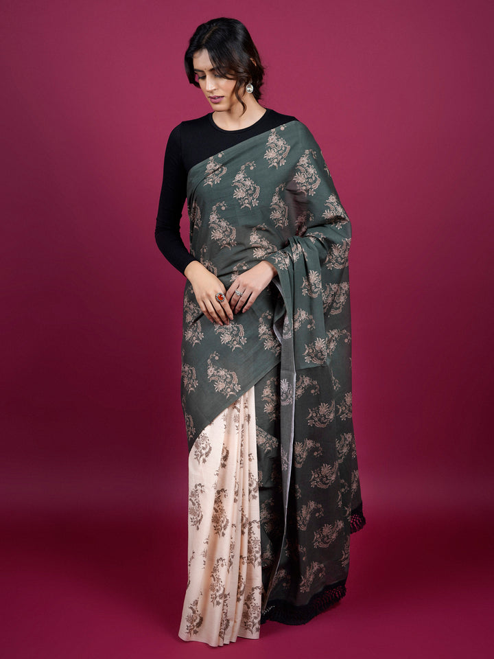 Chintz Floral Paisley Saree